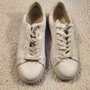 Tory Burch Howell Court sneaker calf leather upper signature gold womens sz 7.5